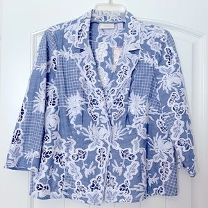 NWT - Chico’s Cut-out Blazer - size 1